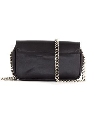 Black satin Lunette shoulder bag ROBERTO FESTA | LUNETTENERO